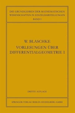 Vorlesungen über Differentialgeometrie und geometrische Grundlagen von Einsteins Relativitätstheorie I (eBook, PDF)