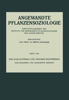 Der Schluchtwald und der Bach-Eschenwald (eBook, PDF) - Bartsch, Johannes; Bartsch, Margarete