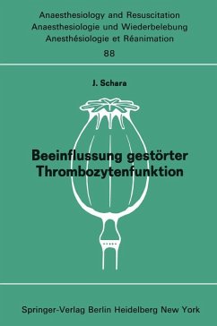 Cover Beeinflussung gestörter Thrombozytenfunktion (eBook, PDF)