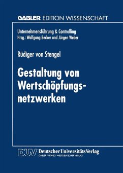 Cover Gestaltung von Wertschöpfungsnetzwerken (eBook, PDF)