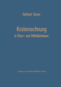 Cover Kostenrechnung in Klein- und Mittelbetrieben (eBook, PDF)