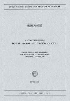 Cover A Contribution to the Vector and Tensor Analysis (eBook, PDF)