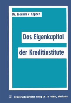 Cover Das Eigenkapital der Kreditinstitute (eBook, PDF)