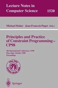 Principles and Practice of Constraint Programming - CP98 (eBook, PDF)