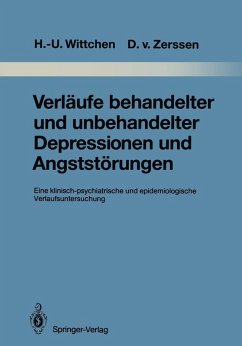 Cover Verläufe behandelter und unbehandelter Depressionen und Angststörungen (eBook, PDF)