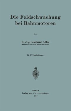 Cover Die Feldschwächung bei Bahnmotoren (eBook, PDF)