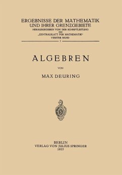 Algebren (eBook, PDF) - Deuring, Max