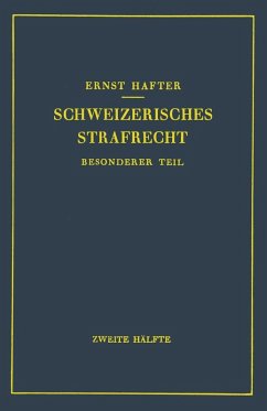 Schweizerisches Strafrecht (eBook, PDF) - Hafter, Ernst