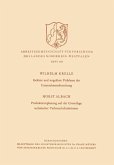 Gelöste und ungelöste Probleme der Unternehmensforschung / Produktionsplanung auf der Grundlage technischer Verbrauchsfunktionen (eBook, PDF)