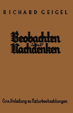 Cover Beobachten und Nachdenken (eBook, PDF)
