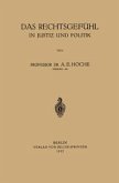 Das Rechtsgefühl in Justiz und Politik (eBook, PDF)