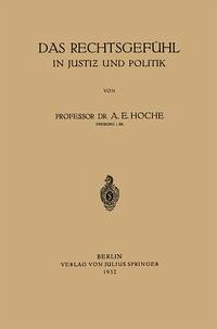 Cover Das Rechtsgefühl in Justiz und Politik (eBook, PDF)