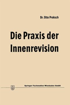 Die Praxis der Innenrevision (eBook, PDF) - Proksch, Otto