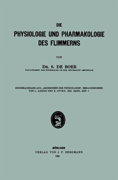 Die Physiologie und Pharmakologie des Flimmerns (eBook, PDF) - Boer, S. De