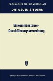 Einkommensteuer-Durchführungsverordnung (EStDV 1957) (eBook, PDF)