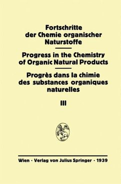 Fortschritte der Chemie Organischer Naturstoffe / Progress in the Chemistry of Organic Natural Products (eBook, PDF)