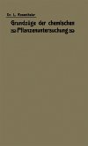 Grundzüge der chemischen Pflanzenuntersuchung (eBook, PDF)