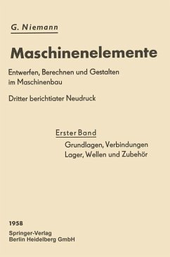 Grundlagen, Verbindungen, Lager Wellen und Zubehör (eBook, PDF) - Niemann, Gustav; Winter, Hans