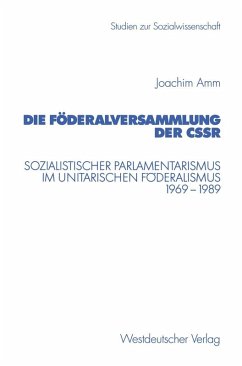 Cover Die Föderalversammlung der CSSR (eBook, PDF)