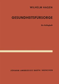 Gesundheitsfürsorge (eBook, PDF) - Hagen, W.