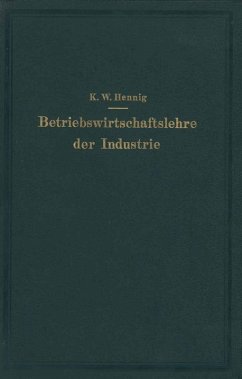 Betriebswirtschaftslehre der Industrie (eBook, PDF) Cover Betriebswirtschaftslehre der Industrie (eBook, PDF)