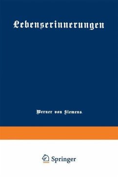 Lebenserinnerungen (eBook, PDF) - Siemens, Werner Von