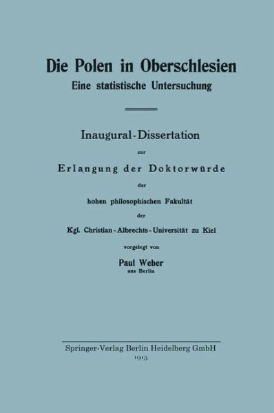 Die Polen in Oberschlesien (eBook, PDF)