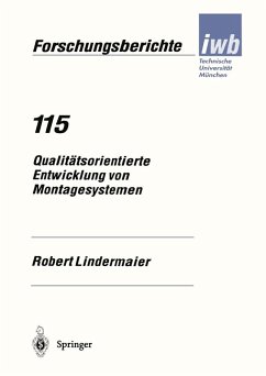 Cover Qualitätsorientierte Entwicklung von Montagesystemen (eBook, PDF)