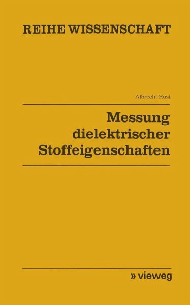 Messung dielektrischer Stoffeigenschaften (eBook, PDF)