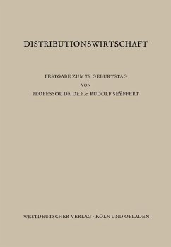Distributionswirtschaft (eBook, PDF) - Sundhoff, Edmund (Hrsg.
