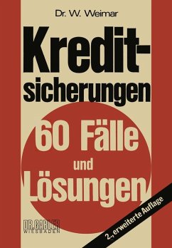 Kreditsicherungen (eBook, PDF) - Weimar, Wilhelm