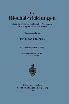 Die Blechabwicklungen (eBook, PDF) - Jaschke, Johann