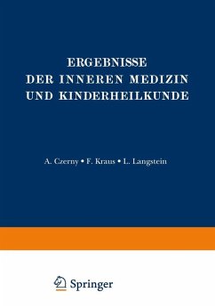 Cover Ergebnisse der Inneren Medizin und Kinderheilkunde (eBook, PDF)