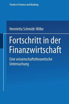 Fortschritt in der Finanzwirtschaft (eBook, PDF) - Schmidt-Wilke, Henrietta