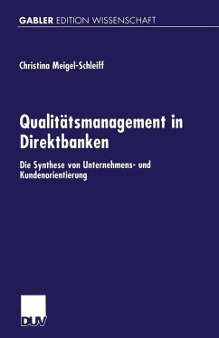 Qualitätsmanagement in Direktbanken (eBook, PDF) - Meigel-Schleiff, Christina