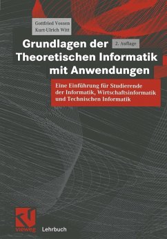 Grundlagen der Theoretischen Informatik mit Anwendungen (eBook, PDF) - Vossen, Gottfried; Witt, Kurt-Ulrich