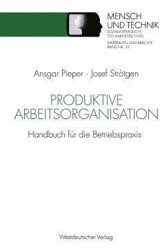Produktive Arbeitsorganisation (eBook, PDF) - Strötgen, Josef