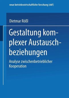 Cover Gestaltung komplexer Austauschbeziehungen (eBook, PDF)