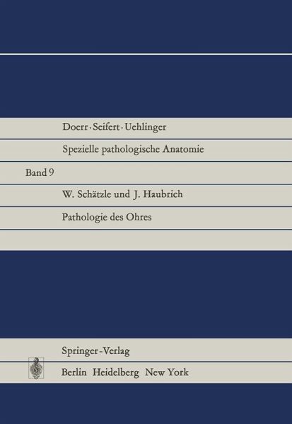 Pathologie des Ohres (eBook, PDF)