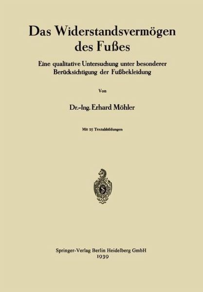 Das Widerstandsvermögen des Fußes (eBook, PDF)