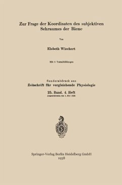 Zur Frage der Koordinaten des subjektiven Sehraumes der Biene (eBook, PDF) - Wiechert, Elsbeth
