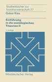 Einführung in die soziologischen Theorien II (eBook, PDF)