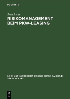 Risikomanagement beim Pkw-Leasing (eBook, PDF) - Beyer, Sven