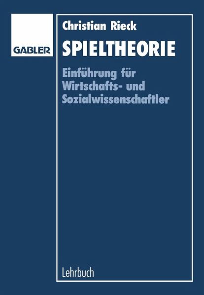 Spieltheorie (eBook, PDF)
