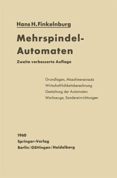 Mehrspindel-Automaten (eBook, PDF) - Finkelnburg, Hans H.