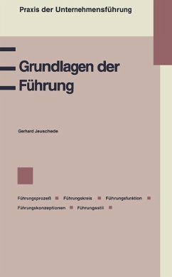 Grundlagen der Führung (eBook, PDF) - Jeuschede, Gerhard