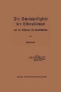 Cover Die Scheinheiligkeit des Liberalismus und die Sklaverei im Handelsstande (eBook, PDF)