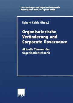 Organisatorische Veränderung und Corporate Governance (eBook, PDF) Cover Organisatorische Veränderung und Corporate Governance (eBook, PDF)
