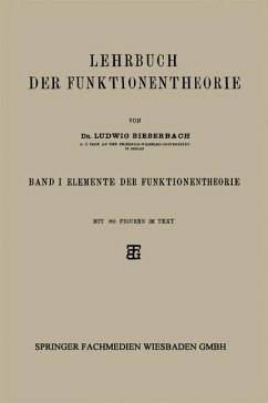 Lehrbuch der Funktionentheorie (eBook, PDF) - Bieberbach, Ludwig