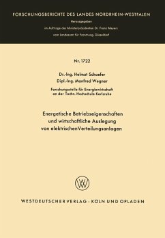 Energetische Betriebseigenschaften und wirtschaftliche Auslegung von elektrischen Verteilungsanlagen (eBook, PDF) - Schaefer, Helmut